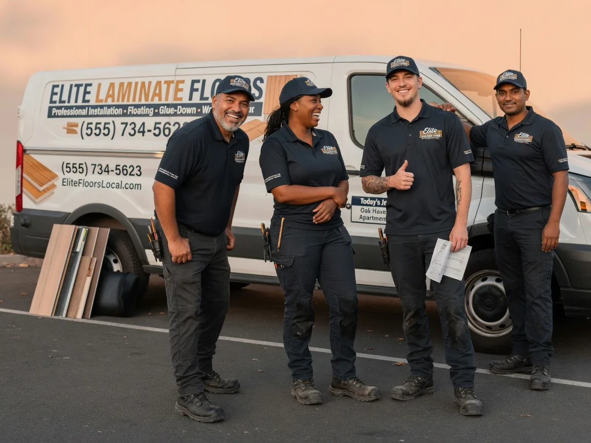 Laminate flooring installation company in Banks, AR